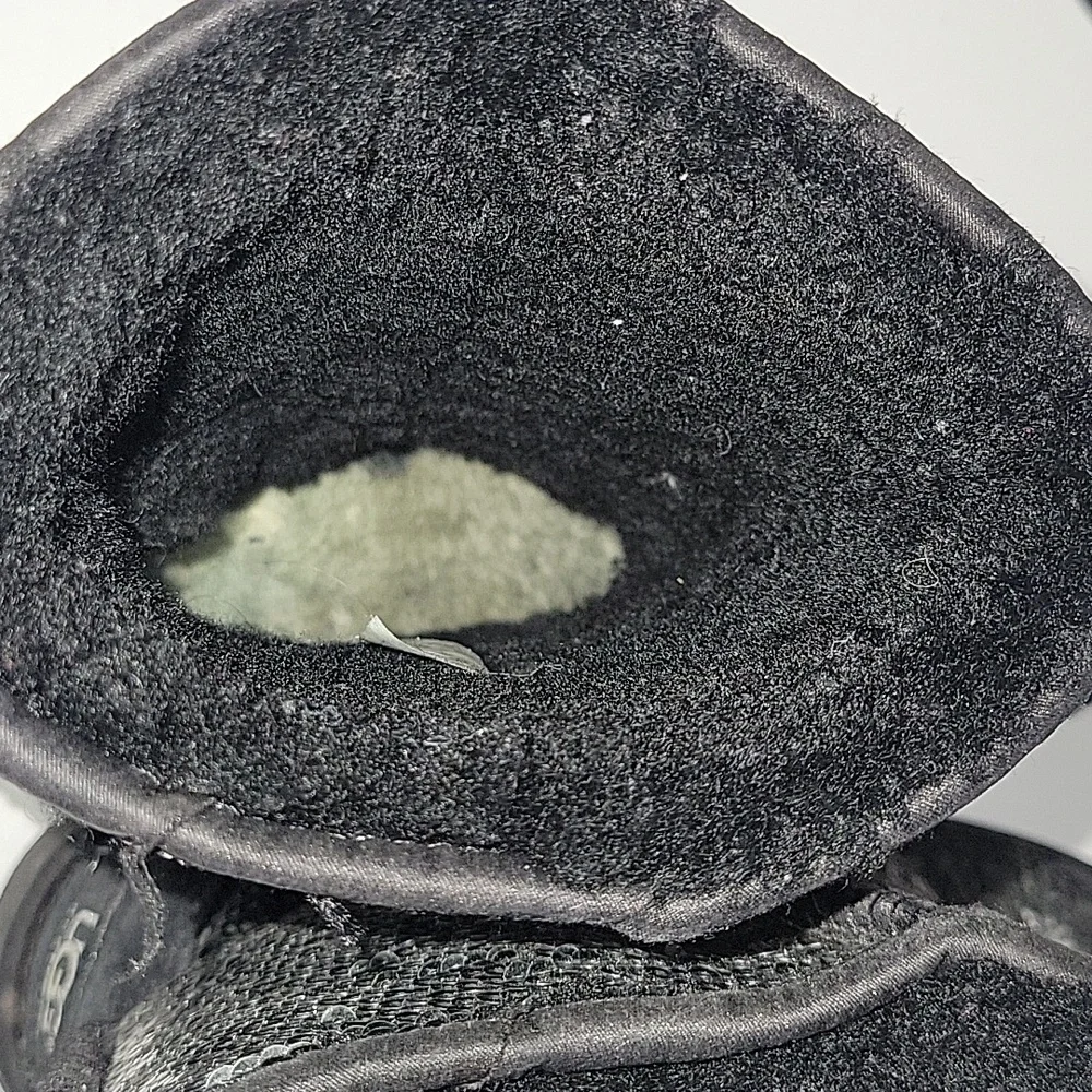 UGG Black Sequin Winter Boots Sz 7